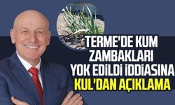 Terme'de kum zambakları yok edildi iddiasına Şenol Kul'dan açıklama