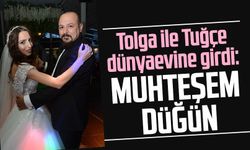 Tolga ile Tuğçe dünyaevine girdi: Muhteşem düğün