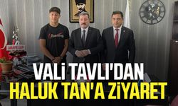 Samsun Valisi Orhan Tavlı'dan Haluk Tan'a ziyaret