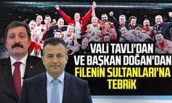 Samsun Valisi Tavlı'dan ve Başkan Doğan'dan Filenin Sultanları'na tebrik