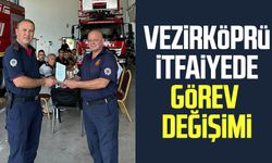 Vezirköprü itfaiyede görev değişimi