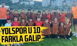 Yolspor U 10 Takımı farkla galip