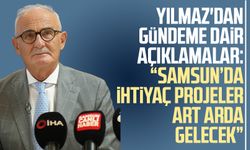 Yusuf Ziya Yılmaz'dan gündeme dair açıklamalar: "Samsun'da ihtiyaç projeler art arda gelecek"