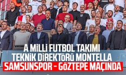 A Milli Futbol Takımı Teknik Direktörü Montella Samsunspor - Göztepe maçında