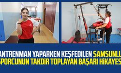 Samsun'da antrenman yaparken keşfedilen Şaziye Demir'in takdir toplayan başarı hikayesi