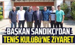 Canik Belediye Başkanı Sandıkçı'dan Tenis Kulübü'ne ziyaret