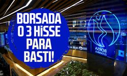 Borsada o 3 hisse para bastı!