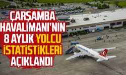 Samsun Çarşamba Havalimanı’nın yolcu istatistikleri açıklandı