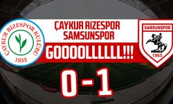 Çaykur Rizespor - Samsunspor maçının canlı anlatımı