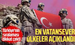 En vatansever ülkeler açıklandı: Türkiye'nin sıralaması dikkat çekti