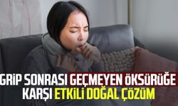 Grip sonrası geçmeyen öksürüğe karşı etkili doğal çözüm