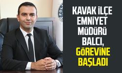 Kavak İlçe Emniyet Müdürü Mustafa Balcı, görevine başladı