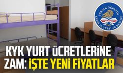 KYK yurt ücretlerine zam: İşte yeni fiyatlar