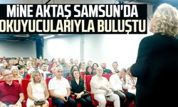 Mine Aktaş Samsun'da okuyucularıyla buluştu