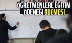 Öğretmenlere eğitim ödeneği ödemesi