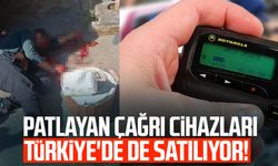 Lübnan'da patlayan çağrı cihazları Türkiye'de de satılıyor!