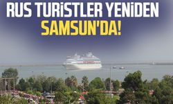 Rus turistler yeniden Samsun'da!