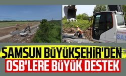 Samsun Büyükşehir'den OSB'lere büyük destek