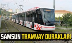 Samsun tramvay durakları