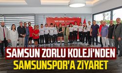 Samsun Zorlu Koleji'nden Samsunspor'a ziyaret