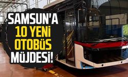 Samsun'a 10 yeni otobüs müjdesi!