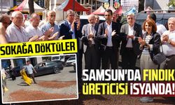 Samsun'da fındık üreticisi isyanda! Sokağa döktüler