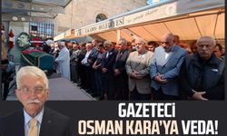 Samsun'da Gazeteci Osman Kara'ya veda