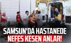 Samsun'da hastanede nefes kesen anlar!