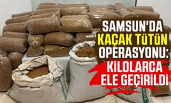 Samsun İlkadım'da kaçak tütün operasyonu: Kilolarca ele geçirildi