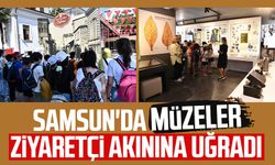 Samsun'da müzeler ziyaretçi akınına uğradı