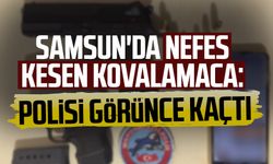 Samsun'da nefes kesen kovalamaca: Polisi görünce kaçtı