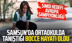 Samsun'da ortaokulda tanıştığı bocce hayatı oldu, şimdi hedefi Avrupa şampiyonluğu