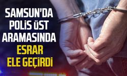 Samsun'da polis üst aramasında esrar ele geçirdi