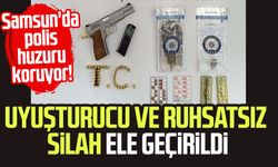 Samsun'da uyuşturucu ve ruhsatsız silah ele geçirildi