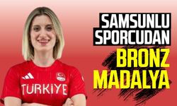 Samsunlu sporcu Fatma Damla Altın'dan bronz madalya