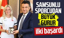 Samsunlu sporcu Fatma Damla Altın'dan büyük gurur