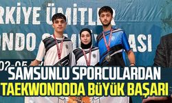 Samsunlu sporculardan taekwondoda büyük başarı