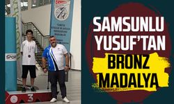 Samsunlu Yusuf Burhan Çizmecioğlu'ndan bronz madalya