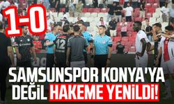 Samsunspor Konyaspor'a değil hakeme yenildi!