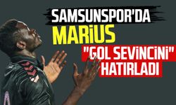 Samsunspor'da Marius "gol sevincini" hatırladı