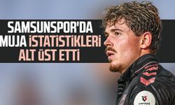 Samsunspor'da Muja istatistikleri alt üst etti