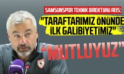 Samsunspor Teknik Direktörü Thomas Reis: "Taraftarımız önünde ilk galibiyetimiz"