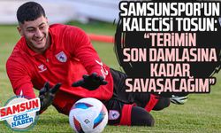 Samsunspor'un kalecisi Taha Tosun'dan kararlılık mesajı: "Hazırım"