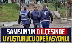 Samsun'un o ilçesinde uyuşturucu operasyonu!