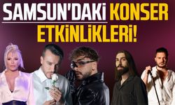 Samsun konserleri! Ajda Pekkan, Cem Adrian, Sefo ...