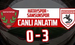 Hatayspor- Samsunspor maçının canlı anlatım