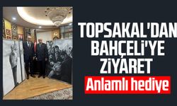 MHP Samsun Milletvekili İlyas Topsakal'dan Bahçeli'ye ziyaret