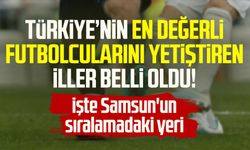 Türkiye’nin en değerli futbolcularını yetiştiren iller belli oldu!