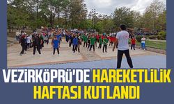 Vezirköprü'de hareketlilik haftası kutlandı