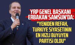 YRP Genel Başkanı Fatih Erbakan Samsun'da